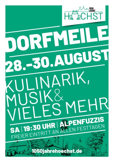 Flyer 1050JahreHöchst_Dorfmeile 07-26